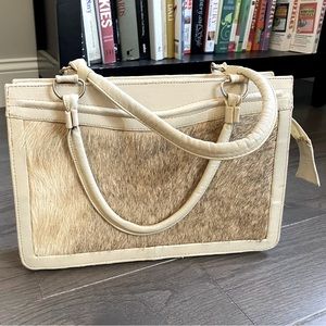 Vintage Horse hair and Leather Bag